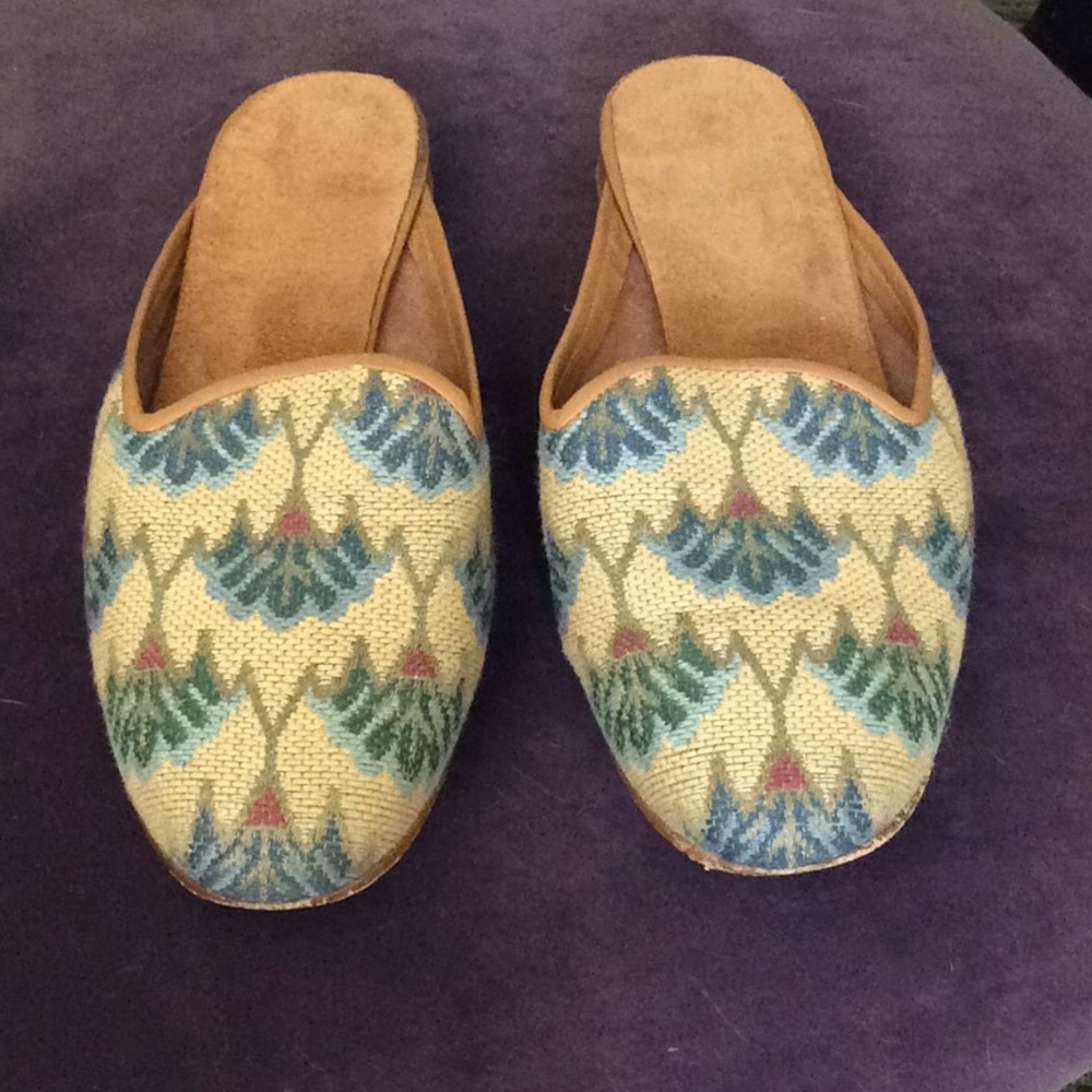 Zalo Vintage Tapestry Mules